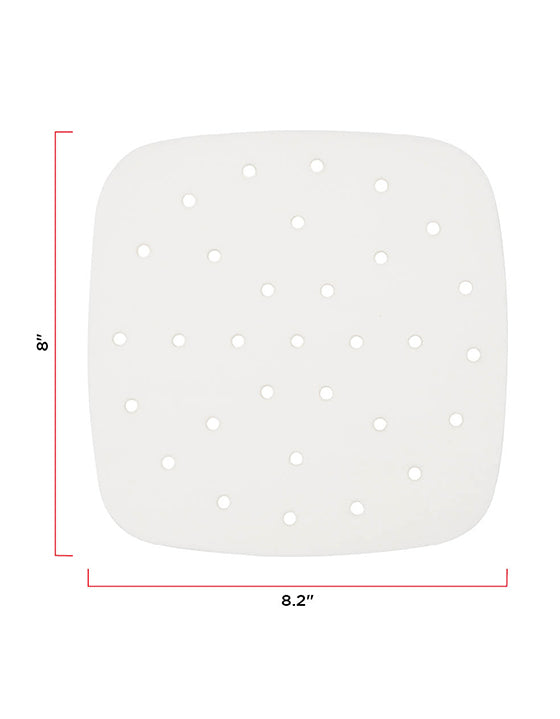Chefman Disposable Air Fryer Liners, Heat-Resistant Parchment Paper For  Baskets, 100 Pack, 8x 8” Square
