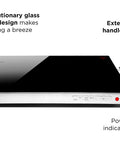 Family Size Glasstop Warming Tray
