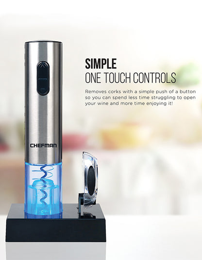 Stainless Steel Electric Wine Opener