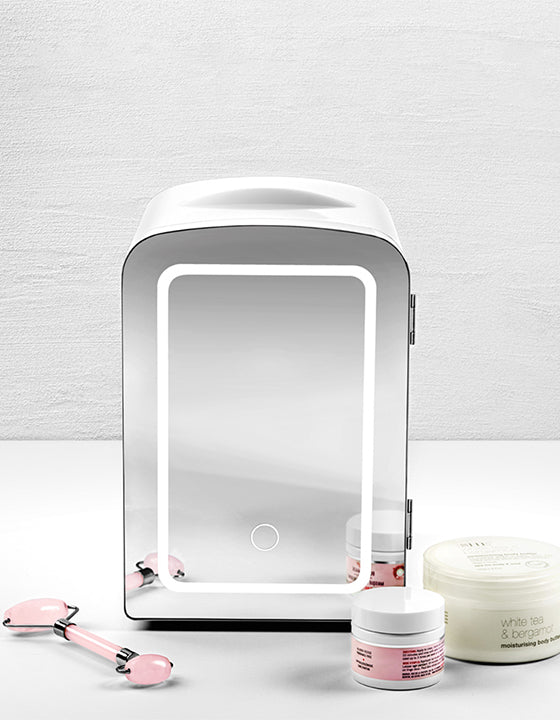 Portable Mirrored Beauty Fridge