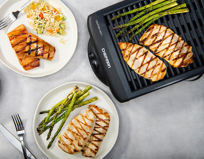 Chefman Extra Large Smokeless Indoor Electric Grill, Copper