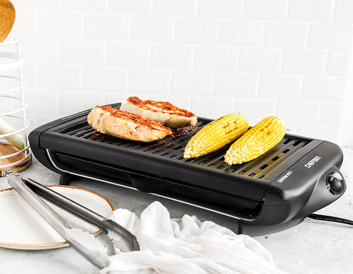 2 in 1 Smokeless Electric Grill & KOREAN Barbecue Portable Indoor