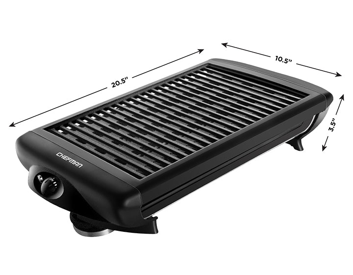 Maverick Indoor Electric Barbecue Grill Griddle Smokeless Portable